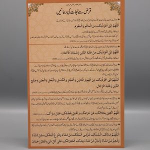 Qarz Se Nijaat Ki Duaen Card | قرض سے نجات کی دعائیں